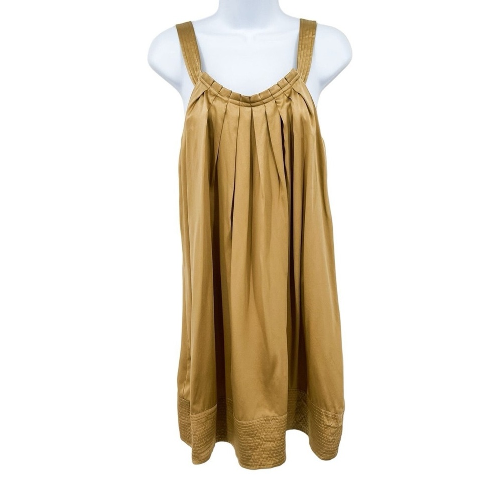 BCBG MaxAzria Champagne 100% Silk Mini (XS)